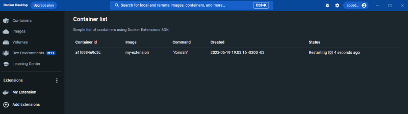 Extension with feature flag turned off